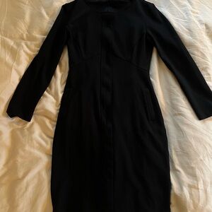 Cue Elegant Black Long Sleeve Dress